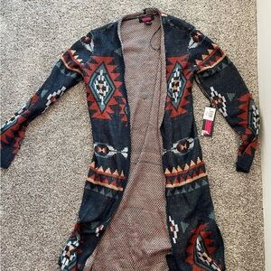 Rock & Roll Cowgirl Southwestern Open Cardigan